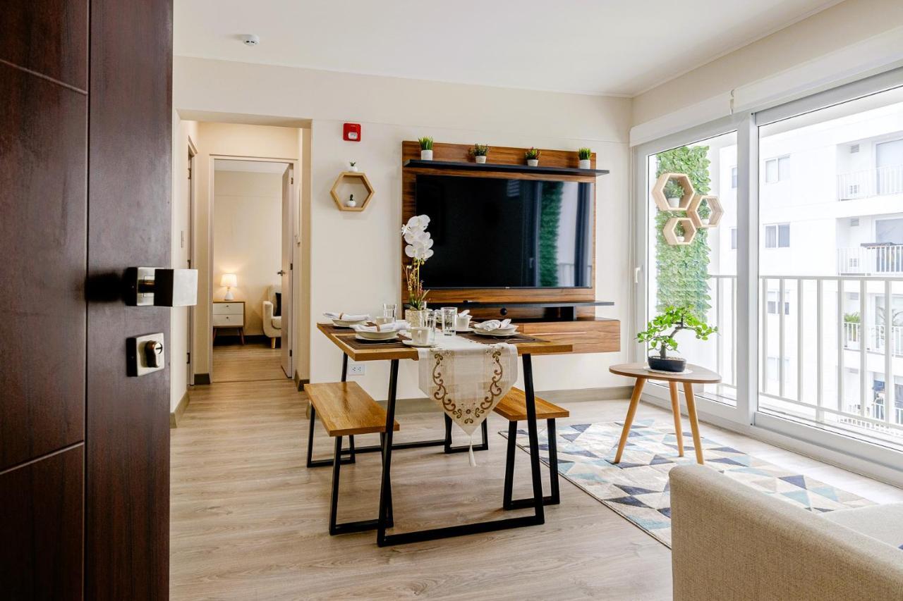 Peaceful 2Br Apartment W Balconies N Parking Lima Eksteriør billede